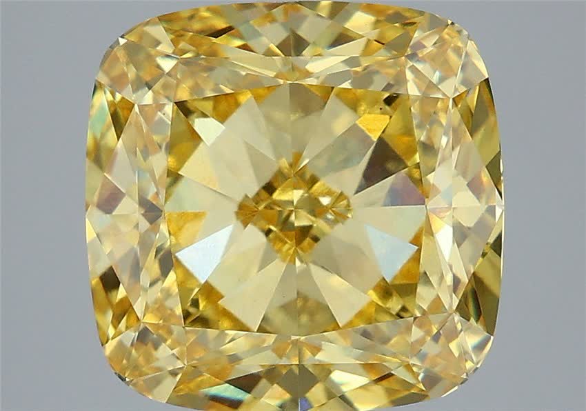 6.02 ct. cushion Lab Grown Diamond front image