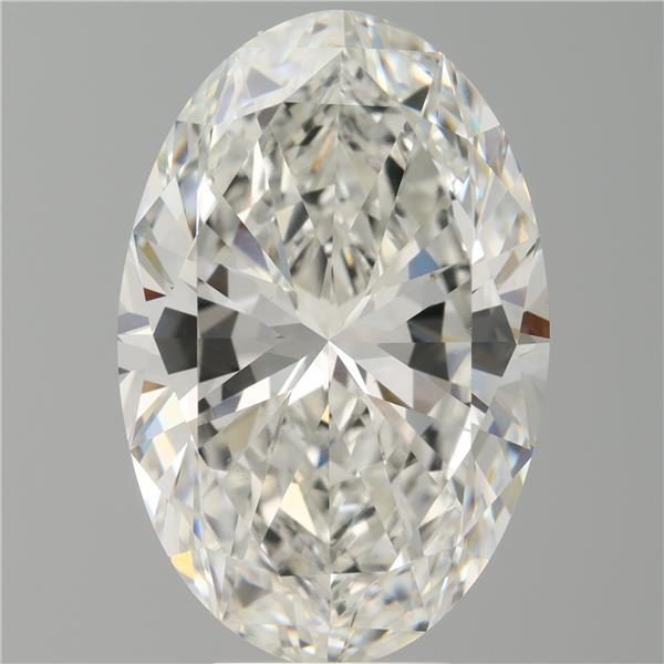 7.08 ct. oval Lab Grown Diamond front image