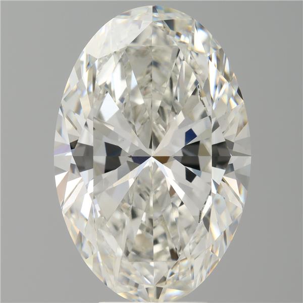 7.08 ct. oval Lab Grown Diamond front image