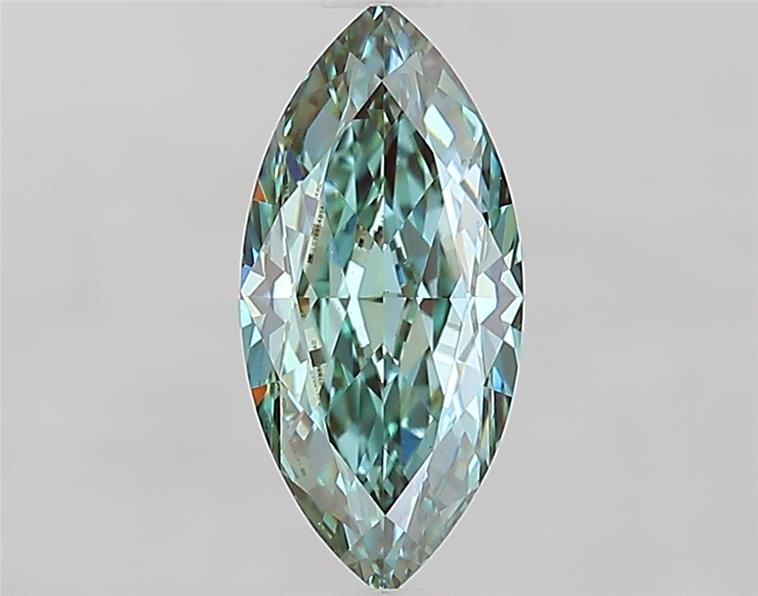 1.01 carat fancy intense  green VS1 EX Cut IGI marquise diamond
