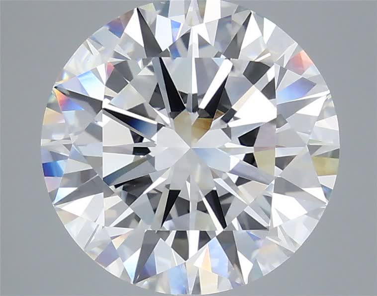 6.04 ct. round Lab Grown Diamond front image