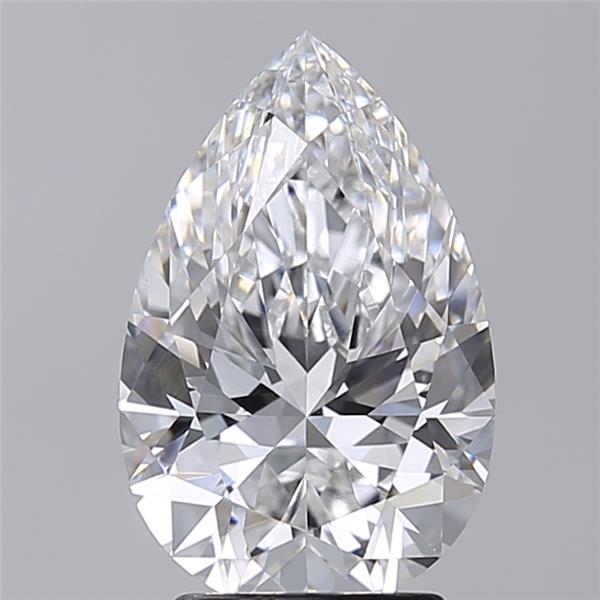 3.01 ct. pear Lab Grown Diamond front image
