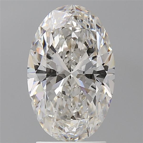 2.55 ct. oval Lab Grown Diamond front image