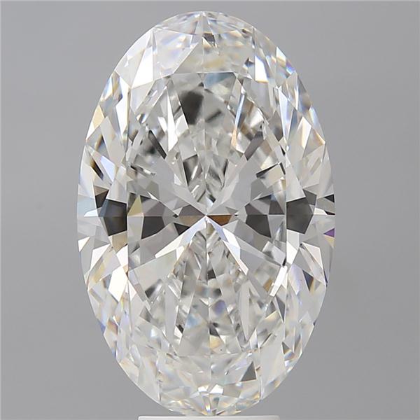 7.58 ct. oval Lab Grown Diamond front image