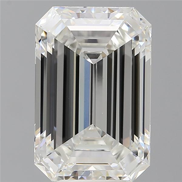 7.59 ct. emerald Lab Grown Diamond front image