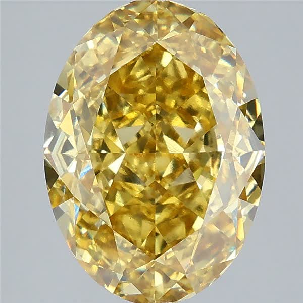 6.09 ct. oval Lab Grown Diamond front image
