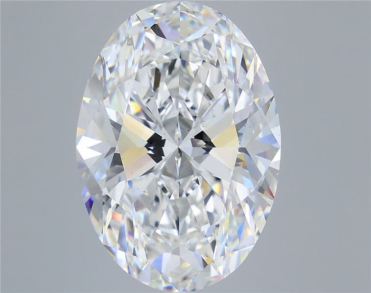 12.08 ct. oval Lab Grown Diamond front image