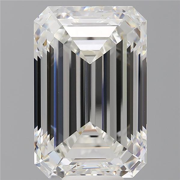 12.59 ct. emerald Lab Grown Diamond front image