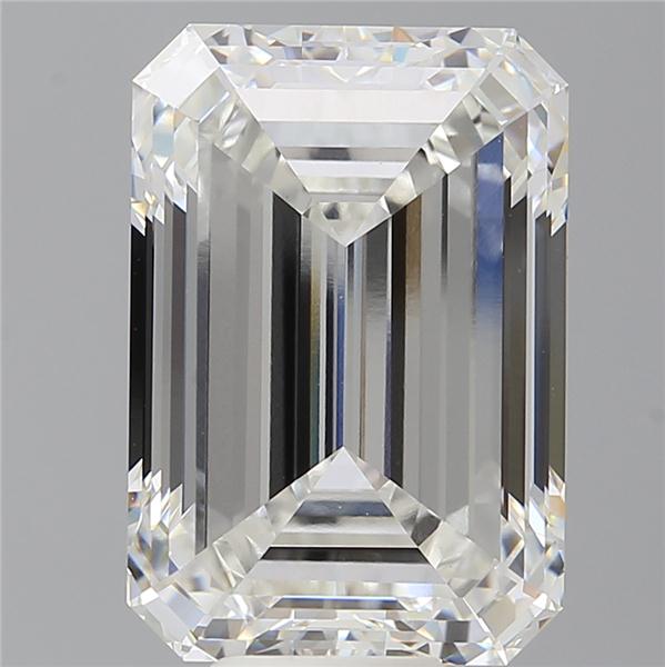 11.54 ct. emerald Lab Grown Diamond front image