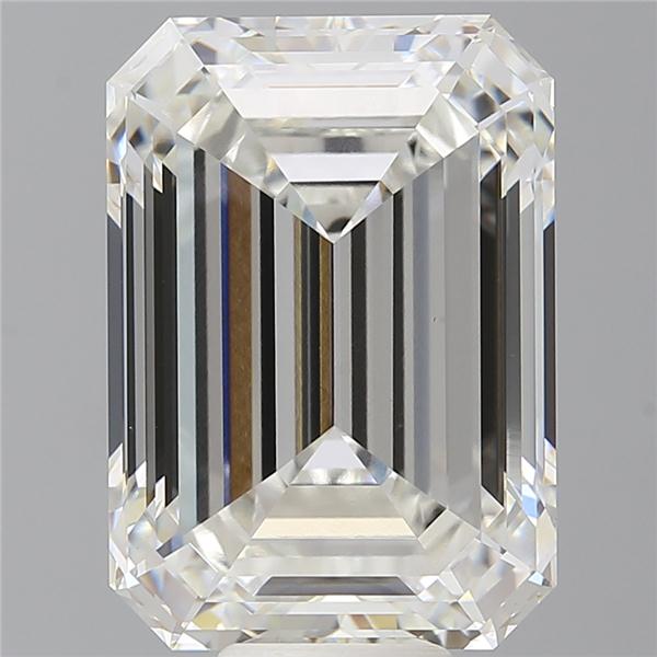 12.59 ct. emerald Lab Grown Diamond front image