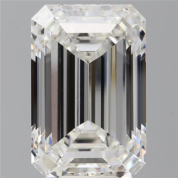 12.59 ct. emerald Lab Grown Diamond front image