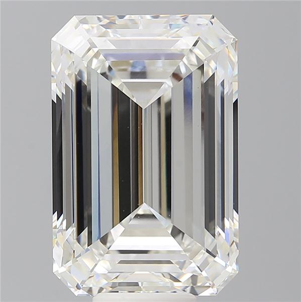 11.58 ct. emerald Lab Grown Diamond front image