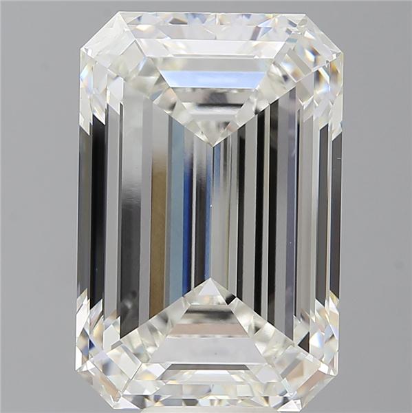 12.58 ct. emerald Lab Grown Diamond front image
