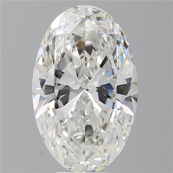 7.10 ct. oval Lab Grown Diamond front image