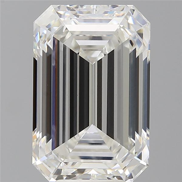 7.56 ct. emerald Lab Grown Diamond front image