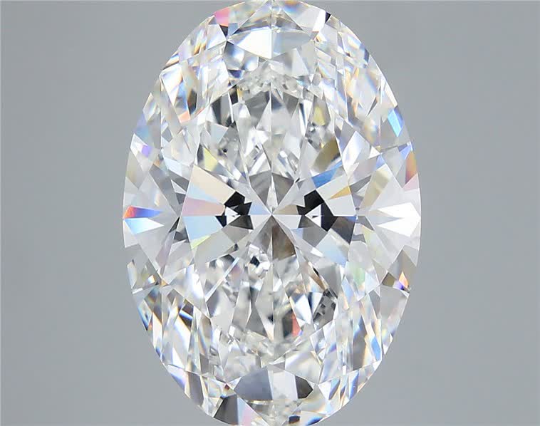 9.06 ct. oval Lab Grown Diamond front image