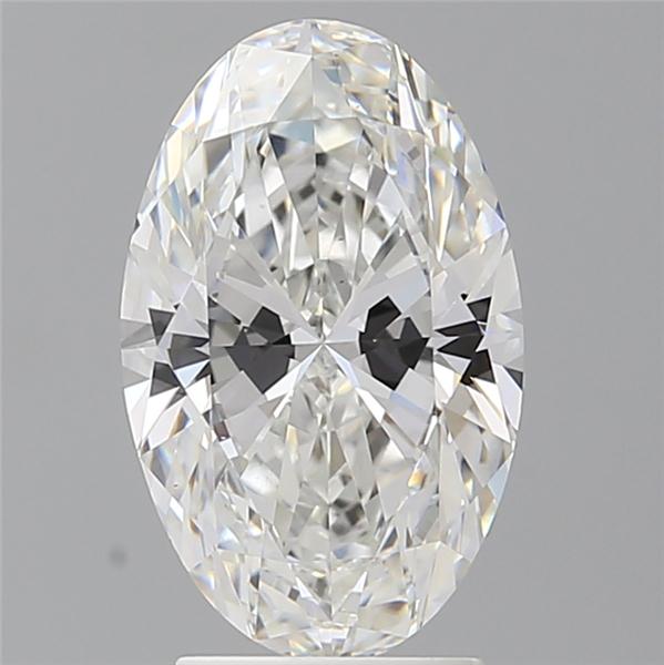 3.01 ct. oval Lab Grown Diamond front image