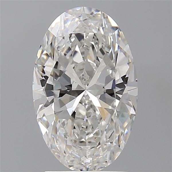2.55 ct. oval Lab Grown Diamond front image