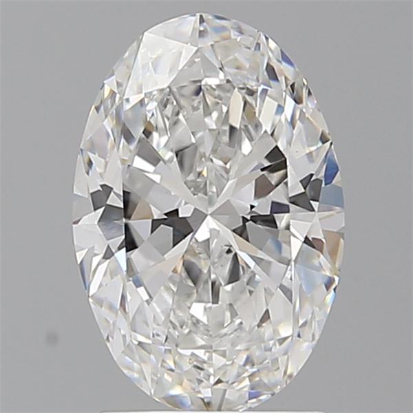 2.10 ct. oval Lab Grown Diamond front image