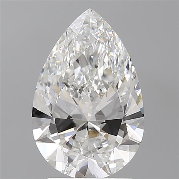 2.50 ct. pear Lab Grown Diamond front image