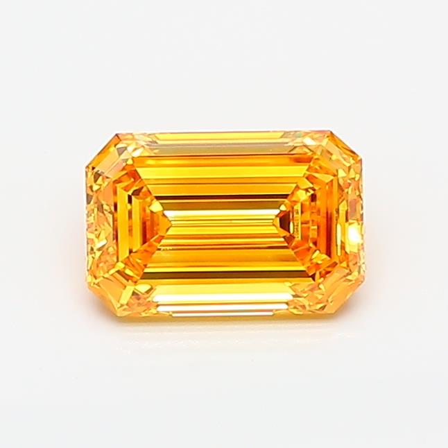 0.74 ct. emerald Lab Grown Diamond front image