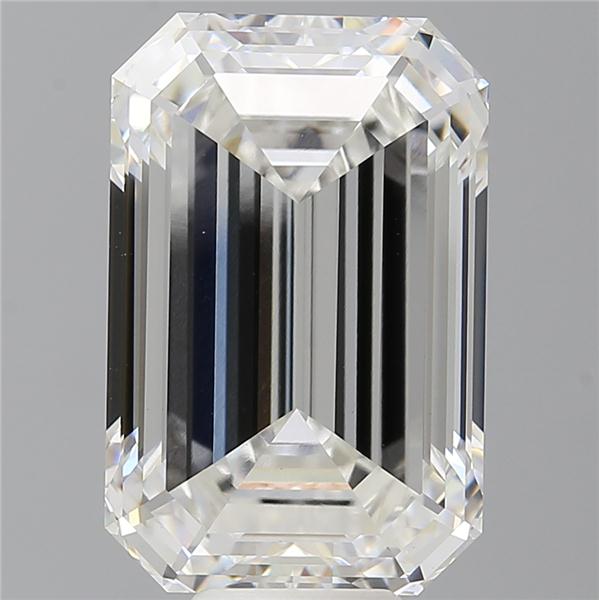 11.60 ct. emerald Lab Grown Diamond front image