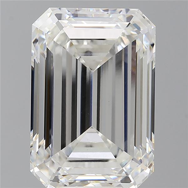 10.56 ct. emerald Lab Grown Diamond front image
