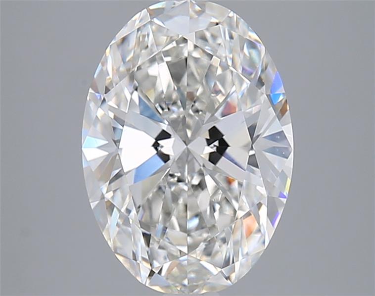 3.02 ct. oval Lab Grown Diamond front image