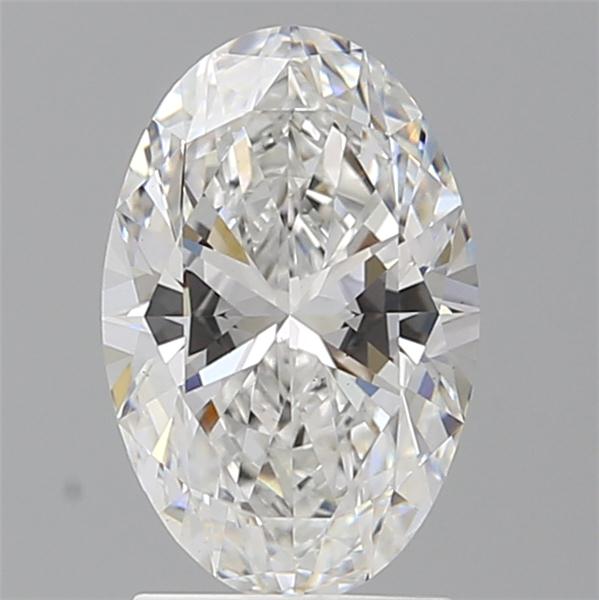 2.09 ct. oval Lab Grown Diamond front image