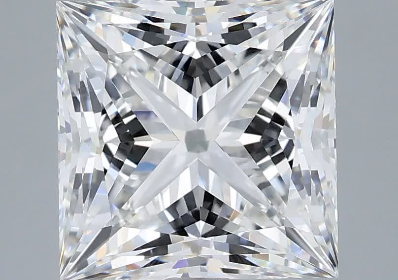3.58 ct. princess Lab Grown Diamond front image