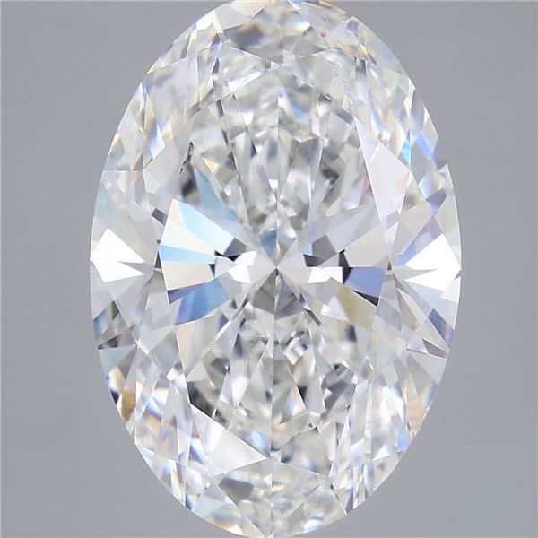 7.53 ct. oval Lab Grown Diamond front image