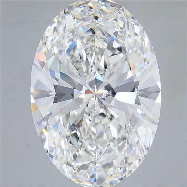17.09 ct. oval Lab Grown Diamond front image
