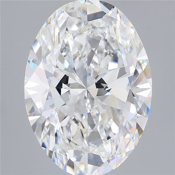 4.57 ct. oval Lab Grown Diamond front image