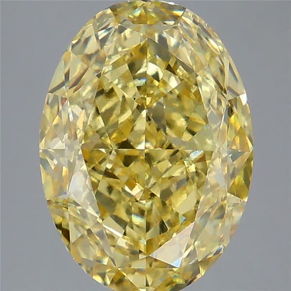 5.58 ct. oval Lab Grown Diamond front image