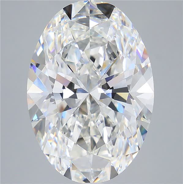 7.08 ct. oval Lab Grown Diamond front image