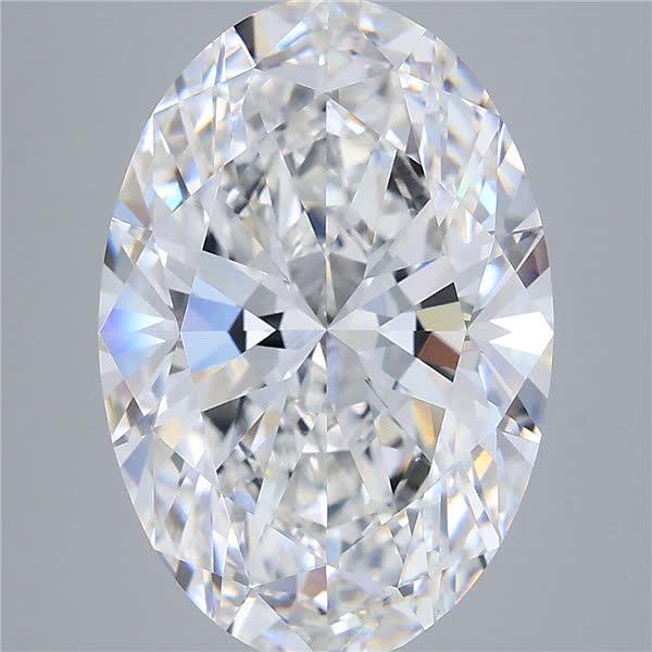 8.06 ct. oval Lab Grown Diamond front image
