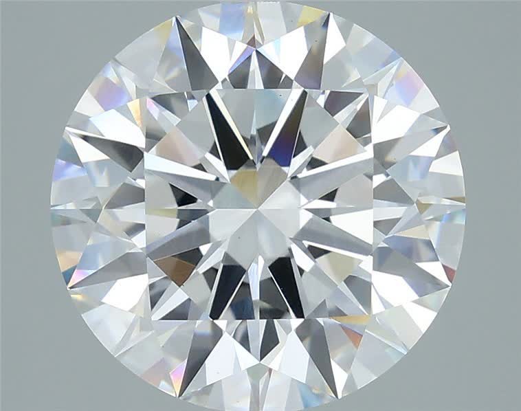 5.55 ct. round Lab Grown Diamond front image