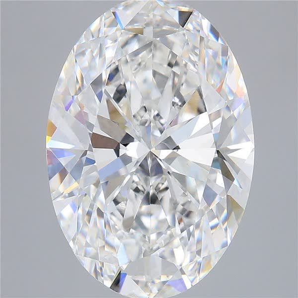 6.01 ct. oval Lab Grown Diamond front image