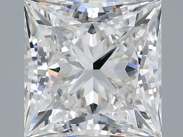 2.04 carat f VVS2 EX Cut IGI princess diamond