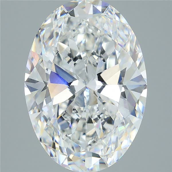 5.55 ct. oval Lab Grown Diamond front image
