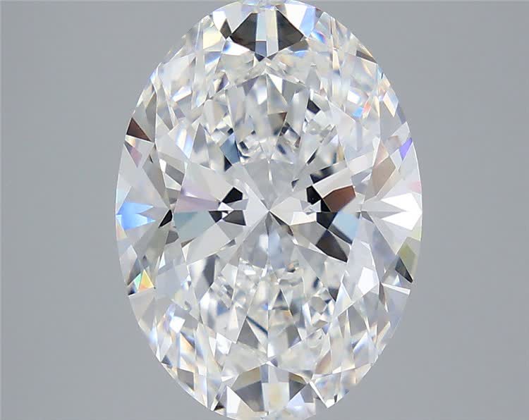5.54 ct. oval Lab Grown Diamond front image