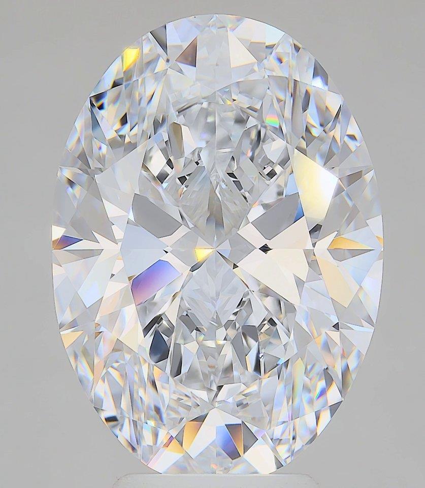 6.04 ct. oval Lab Grown Diamond front image