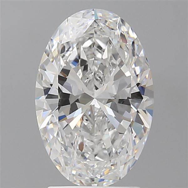 2.55 ct. oval Lab Grown Diamond front image