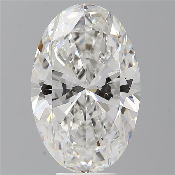 7.09 ct. oval Lab Grown Diamond front image