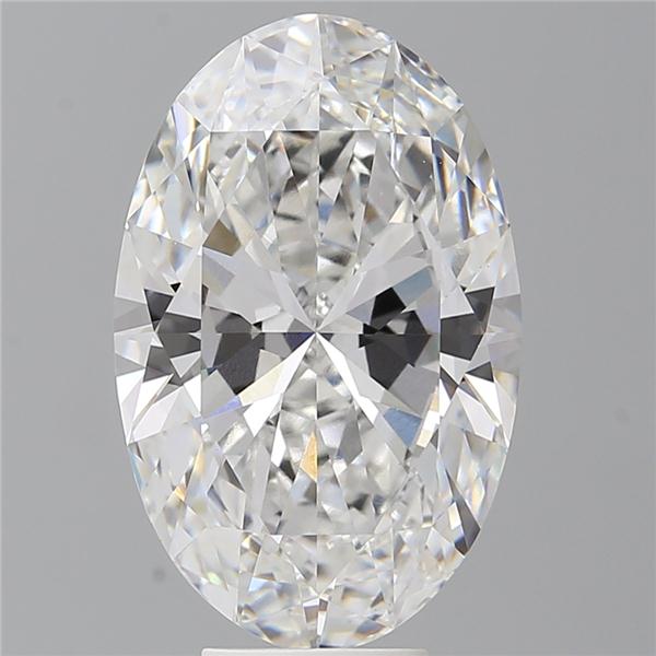 7.10 ct. oval Lab Grown Diamond front image