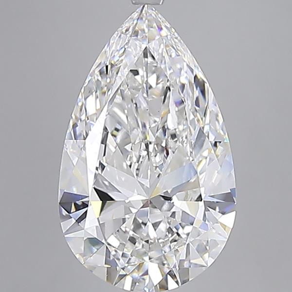 8.09 carat e VS1 EX Cut IGI pear diamond