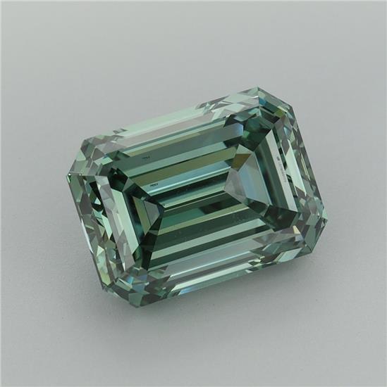 3.76 ct. emerald Lab Grown Diamond front image