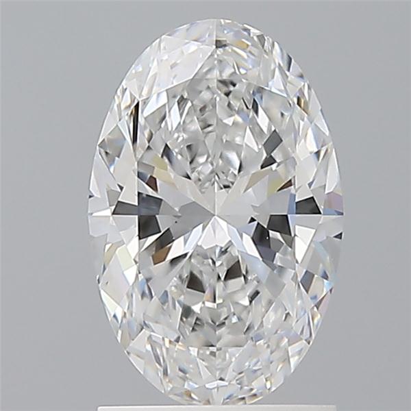 1.57 ct. oval Lab Grown Diamond front image