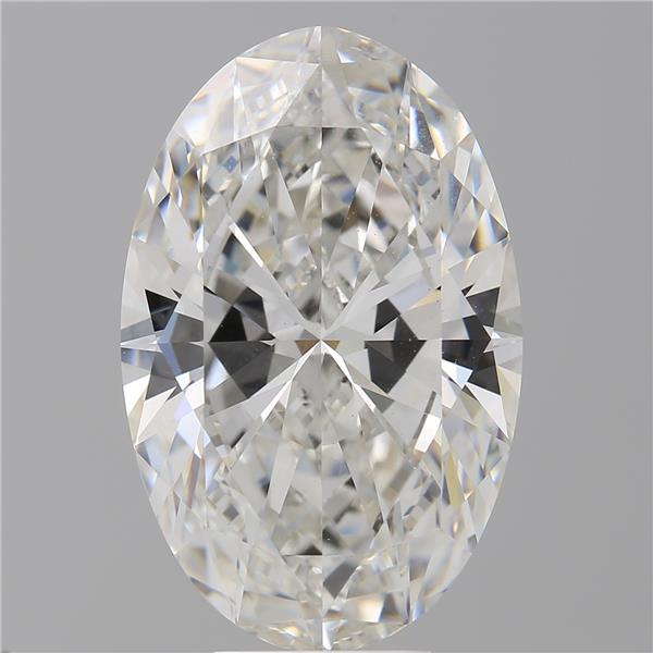 8.09 ct. oval Lab Grown Diamond front image