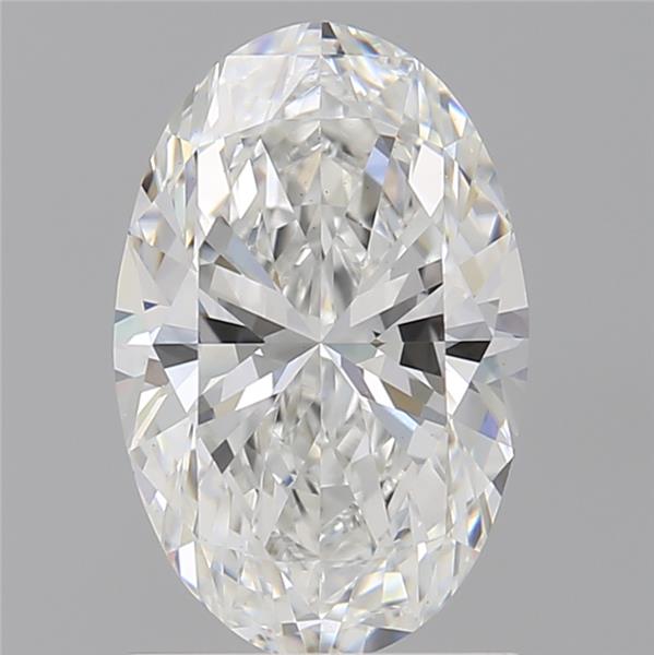 1.57 ct. oval Lab Grown Diamond front image